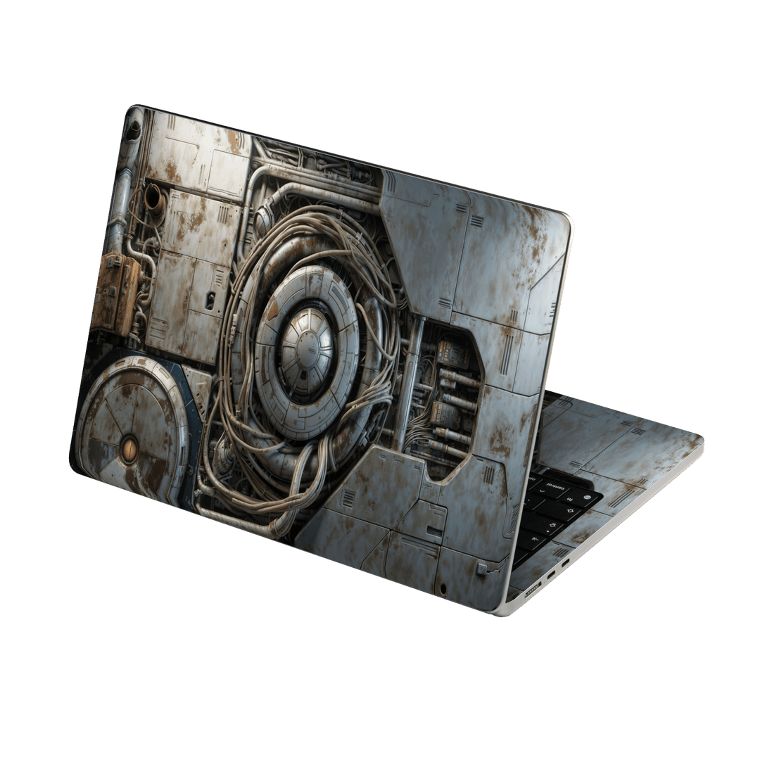 MacBook AIR 13.6" (2025, M4) Custom Printed SIGNATURE “Astralis” Astro Spaceship Cosmic Skin Wrap Sticker Decal Cover Protector by QSKINZ | QSKINZ.COM