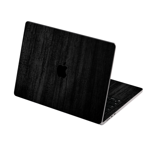 MacBook AIR 13.6" (2025, M4) Luxuria Black Charcoal Black Dragon Coal Stone 3D Textured Skin Wrap Sticker Decal Cover Protector by QSKINZ | qskinz.com