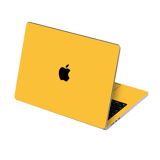 MacBook AIR 13.6" (2025, M4) Luxuria Tuscany Yellow Matt 3D Textured Skin Wrap Sticker Decal Cover Protector by QSKINZ | qskinz.com