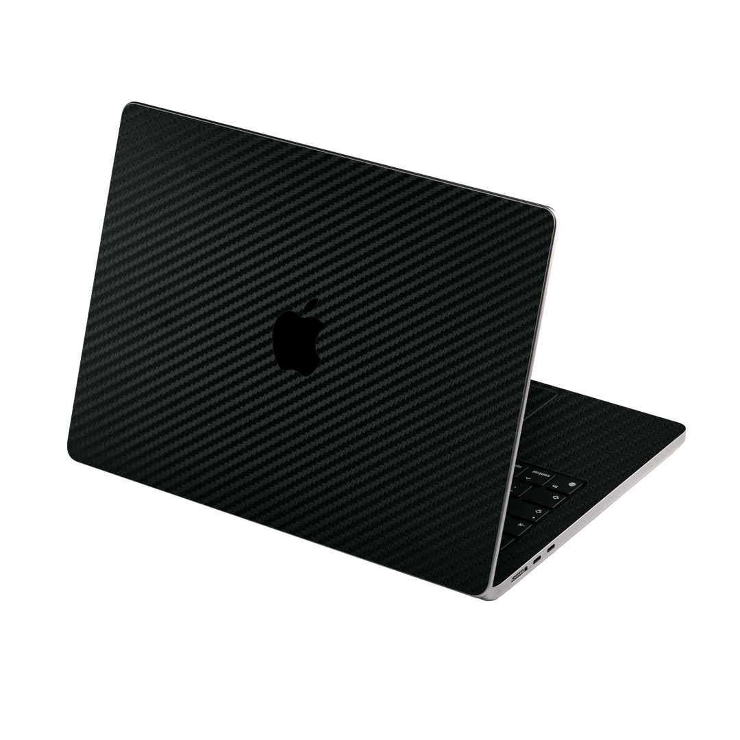 MacBook Air 15" (2025, M4) Black 3D Textured Carbon Fibre Fiber Skin Wrap Sticker Decal Cover Protector by QSKINZ | qskinz.com