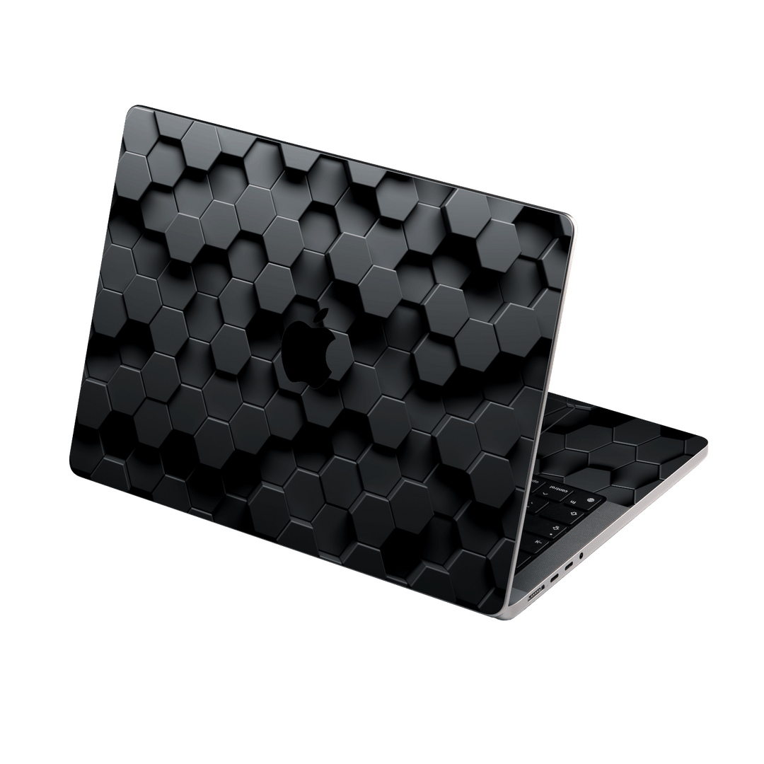 MacBook PRO 14” (2024, M4) Print Printed Custom SIGNATURE Hexagonal Reaction Skin Wrap Sticker Decal Cover Protector by QSKINZ | qskinz.com