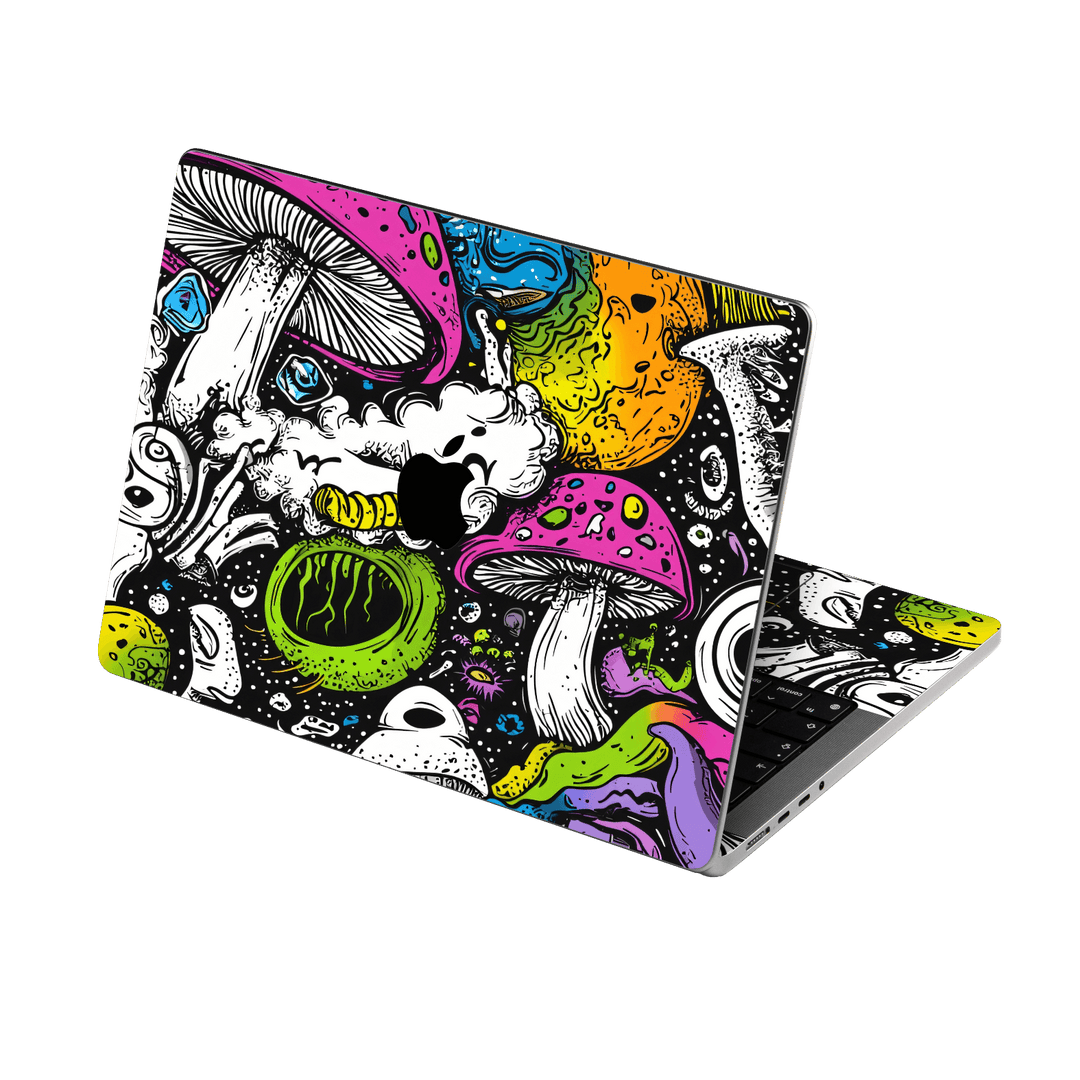MacBook Pro 14" Custom Printed SIGNATURE “Cartoon Bloom” Art Painting Skin Wrap Sticker Decal Cover Protector by QSKINZ | QSKINZ.COM