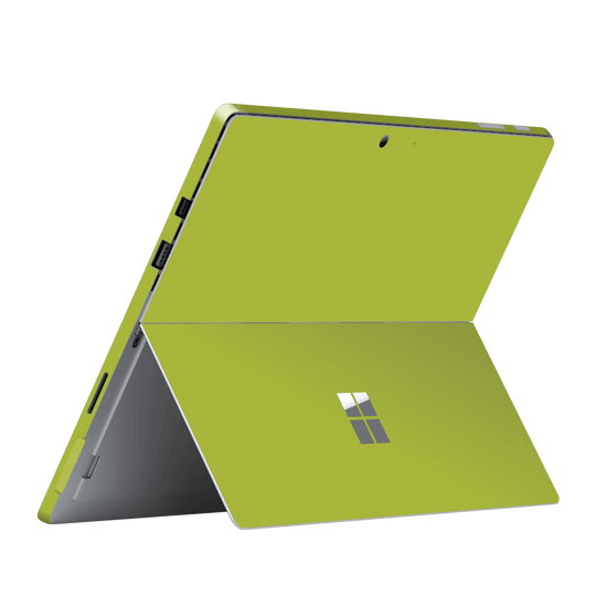 Microsoft SURFACE PRO 6 Luxuria Lime Green Matt 3D Textured Skin Wrap Sticker Decal Cover Protector by QSKINZ | qskinz.com