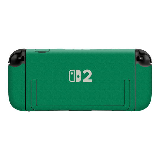 Nintendo Switch 2 Console Luxuria Veronese Green 3D Textured Skin Wrap Sticker Decal Cover Protector by QSKINZ | qskinz.com