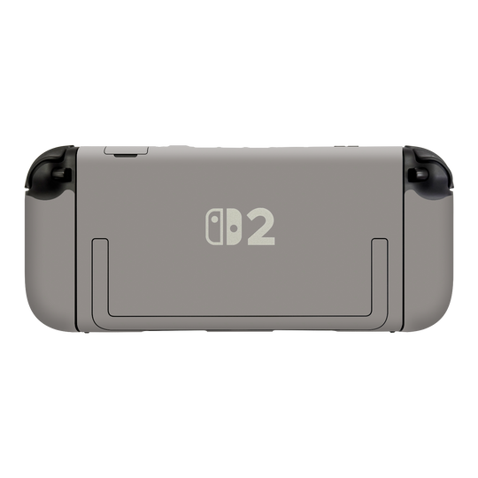 Nintendo Switch 2 Console Soft-Touch Matte StealthMatte Lunar Light Grey Skin Wrap Sticker Decal Cover Protector by QSKINZ | qskinz.com