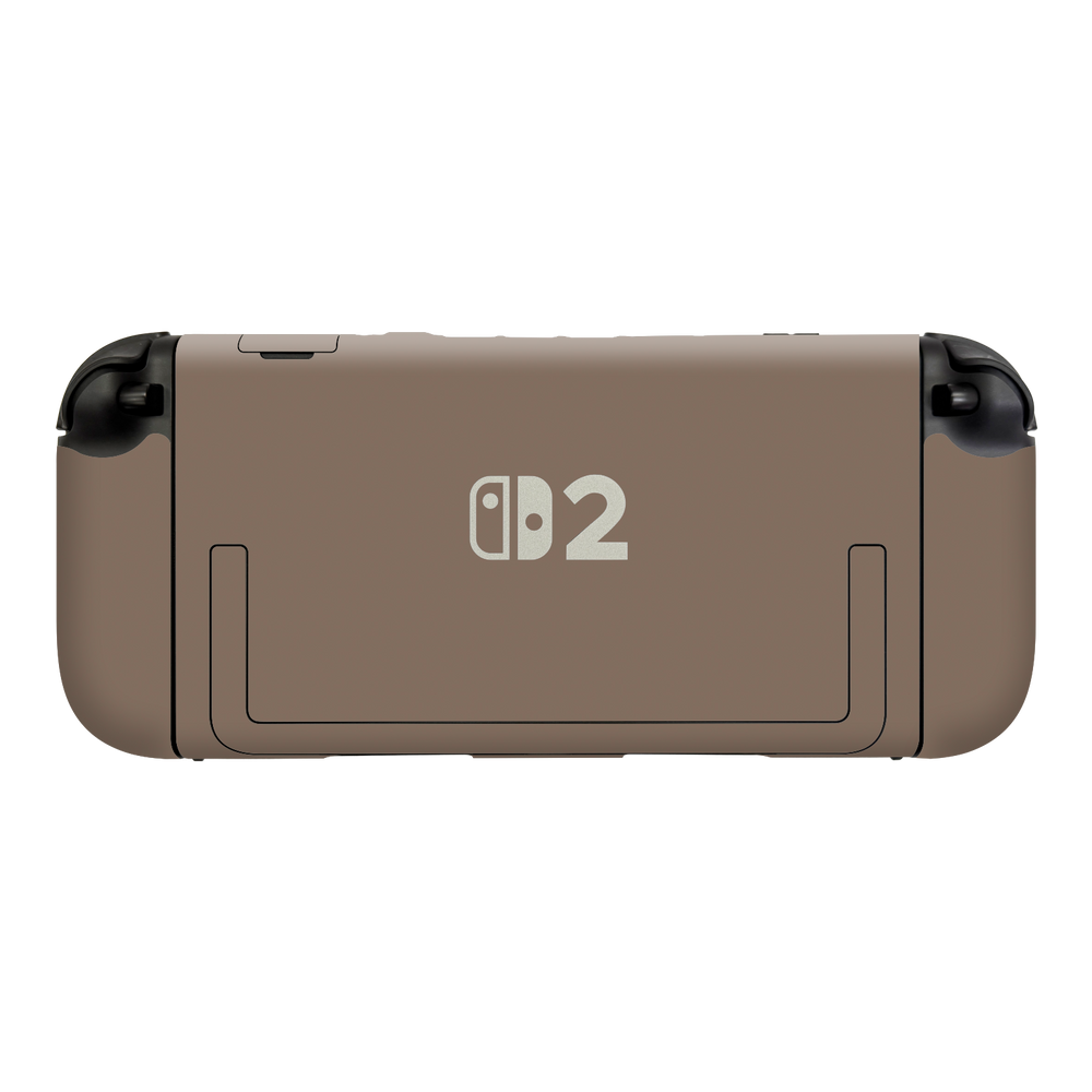 Nintendo Switch 2 Console Soft-Touch Matte StealthMatte Mocha Taupe Neutral Skin Wrap Sticker Decal Cover Protector by QSKINZ | qskinz.com