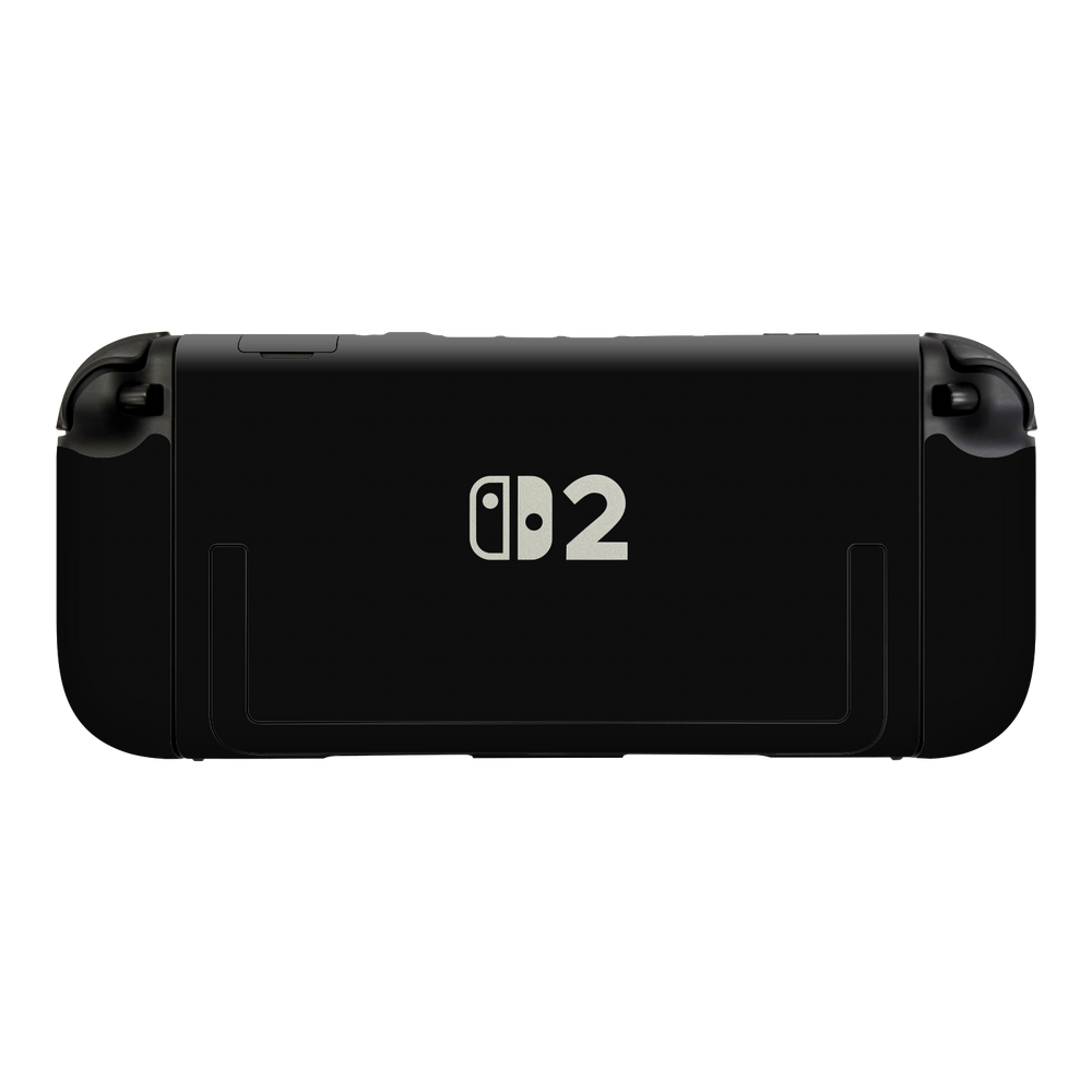 Nintendo Switch 2 Console Soft-Touch Matte StealthMatte Phantom Black Skin Wrap Sticker Decal Cover Protector by QSKINZ | qskinz.com