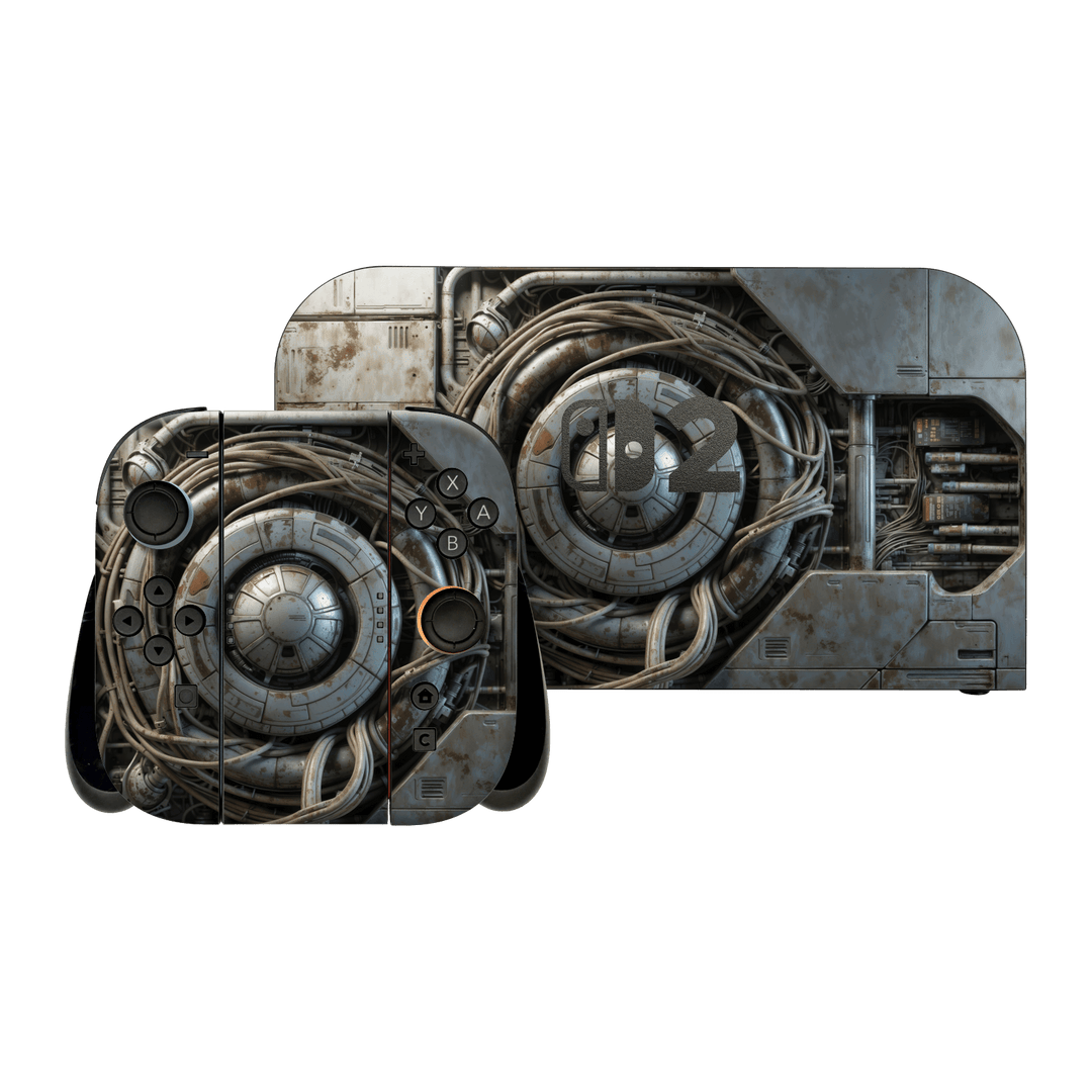 Nintendo Switch 2 Custom Printed SIGNATURE “Astralis” Astro Spaceship Cosmic Skin Wrap Sticker Decal Cover Protector by QSKINZ | QSKINZ.COM