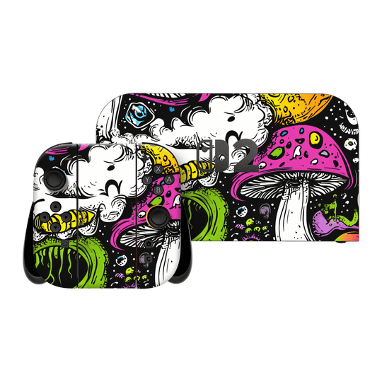 Nintendo Switch 2 Custom Printed SIGNATURE “Cartoon Bloom” Art Painting Skin Wrap Sticker Decal Cover Protector by QSKINZ | QSKINZ.COM