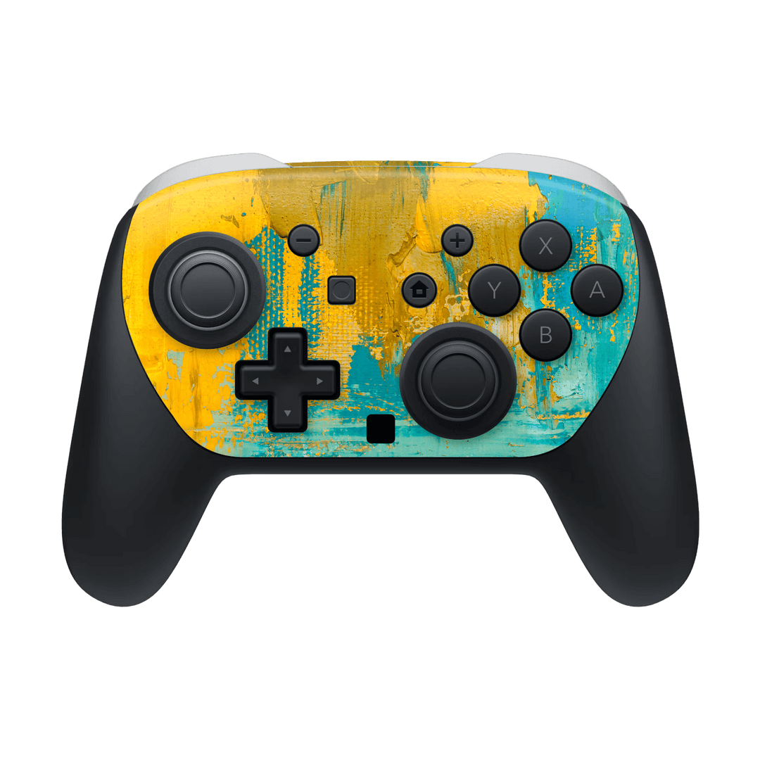 Nintendo Switch 2 PRO CONTROLLER Print Printed Custom SIGNATURE Art in FLORENCE Skin, Wrap, Decal, Protector, Cover by QSKINZ | qskinz.com
