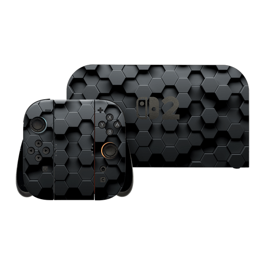 Nintendo Switch 2 Print Printed Custom SIGNATURE Hexagonal Reaction Skin Wrap Sticker Decal Cover Protector by QSKINZ | qskinz.com