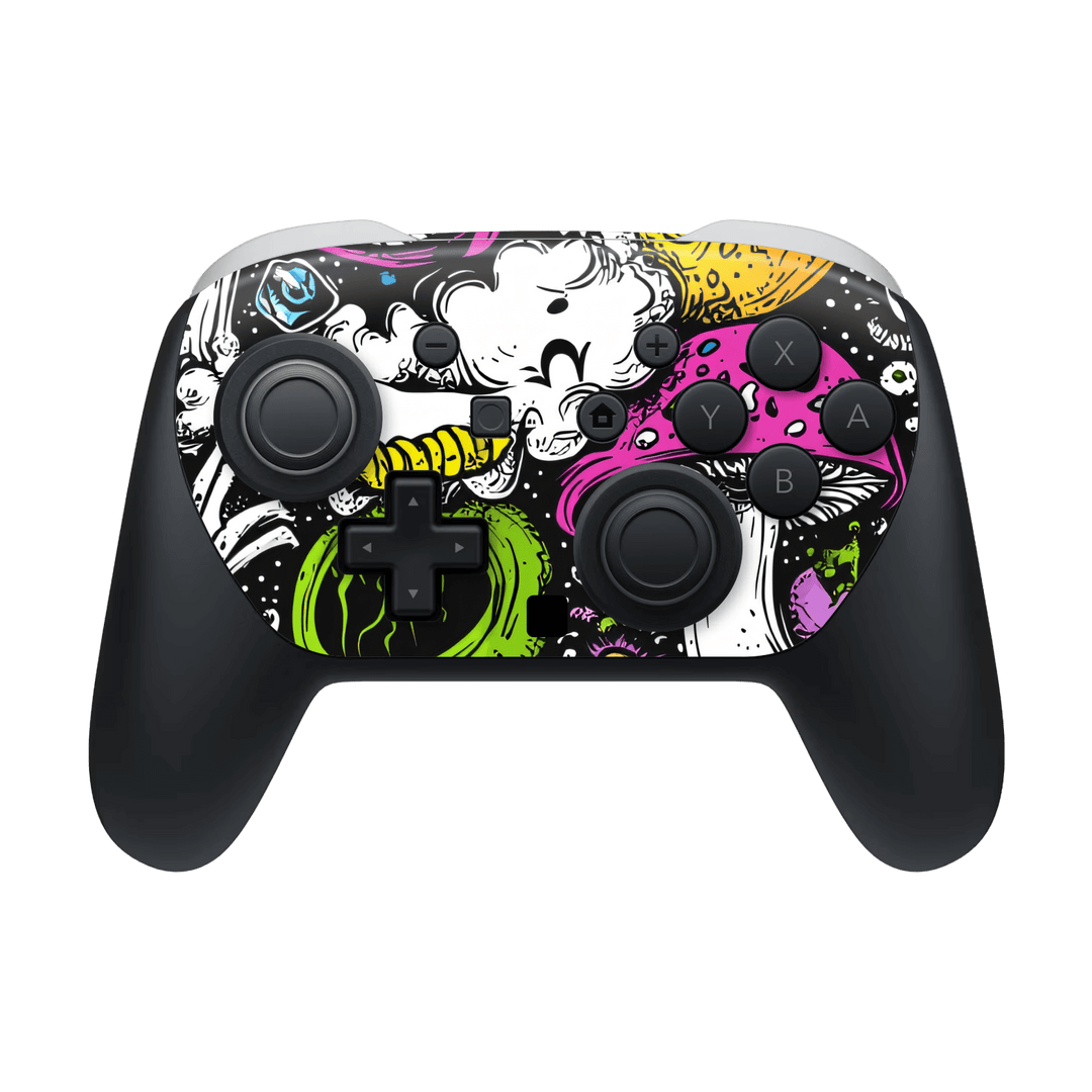 Nintendo Switch 2 Pro Controller Custom Printed SIGNATURE “Cartoon Bloom” Art Painting Skin Wrap Sticker Decal Cover Protector by QSKINZ | QSKINZ.COM