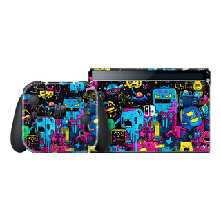 Nintendo Switch OLED SIGNATURE Arcade Rave Skin