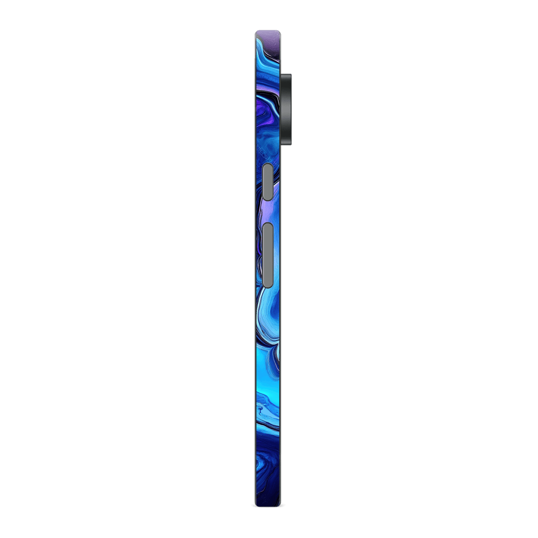 Pixel 10 Custom Printed SIGNATURE “Agate Geode Blue Marble” Art Skin Wrap Sticker Decal Cover Protector by QSKINZ | QSKINZ.COM