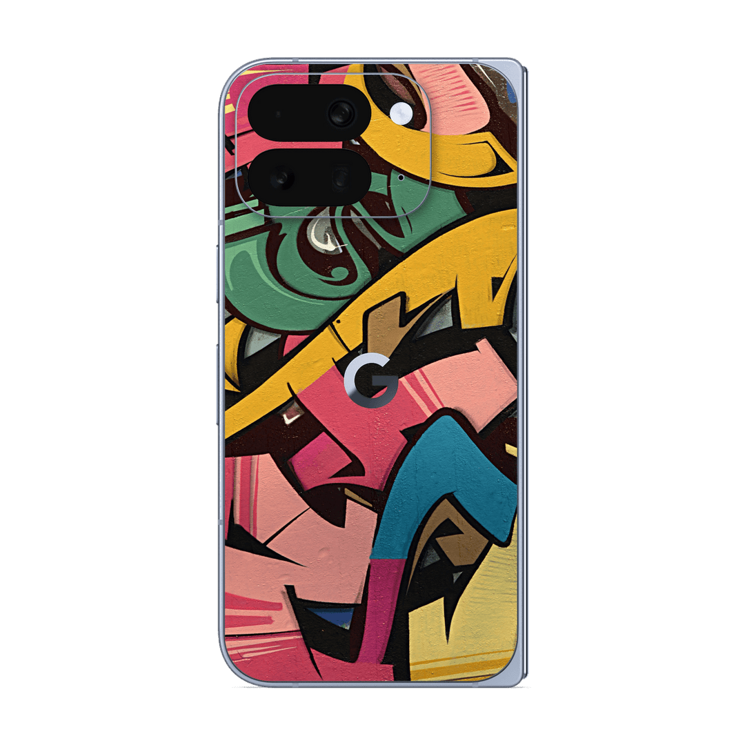 Pixel 10 Pro FOLD Print Printed Custom SIGNATURE Vintage Street Art Skin Wrap Sticker Decal Cover Protector by QSKINZ | qskinz.com