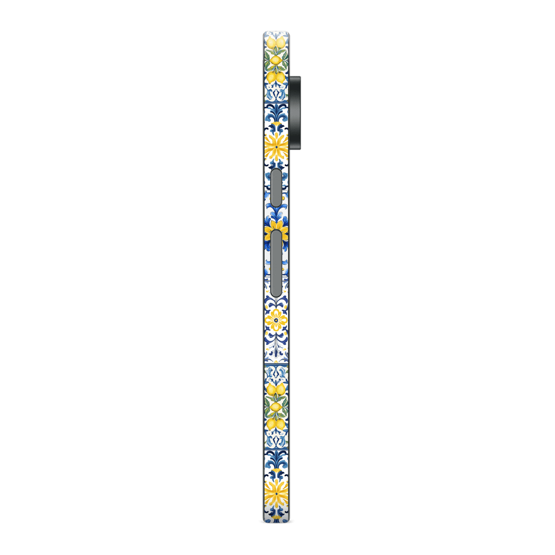 Pixel 10 Pro XL Custom Printed SIGNATURE “Tile d’Amalfi Coast” Ceramic Skin Wrap Sticker Decal Cover Protector by QSKINZ | QSKINZ.COM