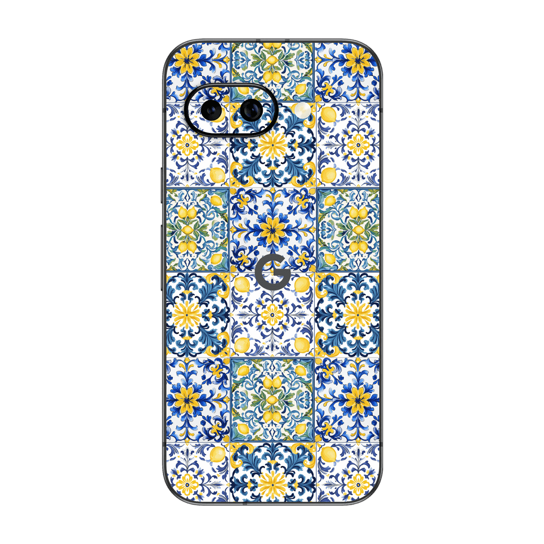 Pixel 9a Custom Printed SIGNATURE “Tile d’Amalfi Coast” Ceramic Skin Wrap Sticker Decal Cover Protector by QSKINZ | QSKINZ.COM