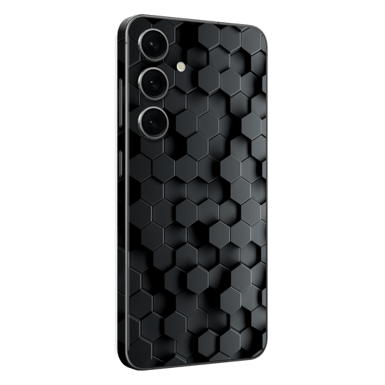 Samsung Galaxy S24(FE) Print Printed Custom SIGNATURE Hexagonal Reaction Skin Wrap Sticker Decal Cover Protector by QSKINZ | qskinz.com
