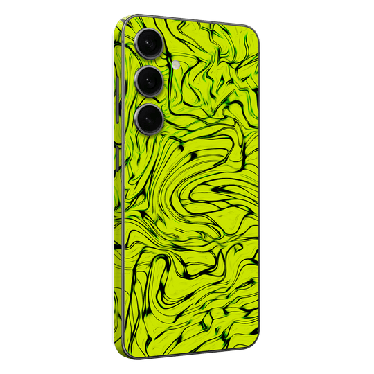 Samsung Galaxy S24+ PLUS  Print Printed Custom SIGNATURE Hypnotic Green Electric Jade Skin Wrap Sticker Decal Cover Protector by QSKINZ | QSKINZ.COM