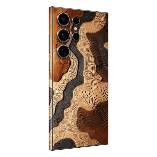 Samsung Galaxy S24 ULTRA Print Printed Custom SIGNATURE Dune Écru Neutral Earth Colours Skin Wrap Sticker Decal Cover Protector by QSKINZ | QSKINZ.COM