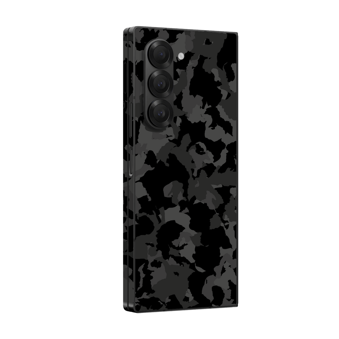 Samsung Galaxy Z Fold 6 (2024) Print Printed Custom SIGNATURE Camouflage Camo DARK SLATE Skin Wrap Sticker Decal Cover Protector by Qskinz | Qskinz.com