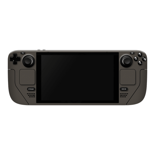Steam Deck Oled Soft-Touch Matte StealthMatte Mystiq Dark Grey Skin Wrap Sticker Decal Cover Protector by QSKINZ | qskinz.com