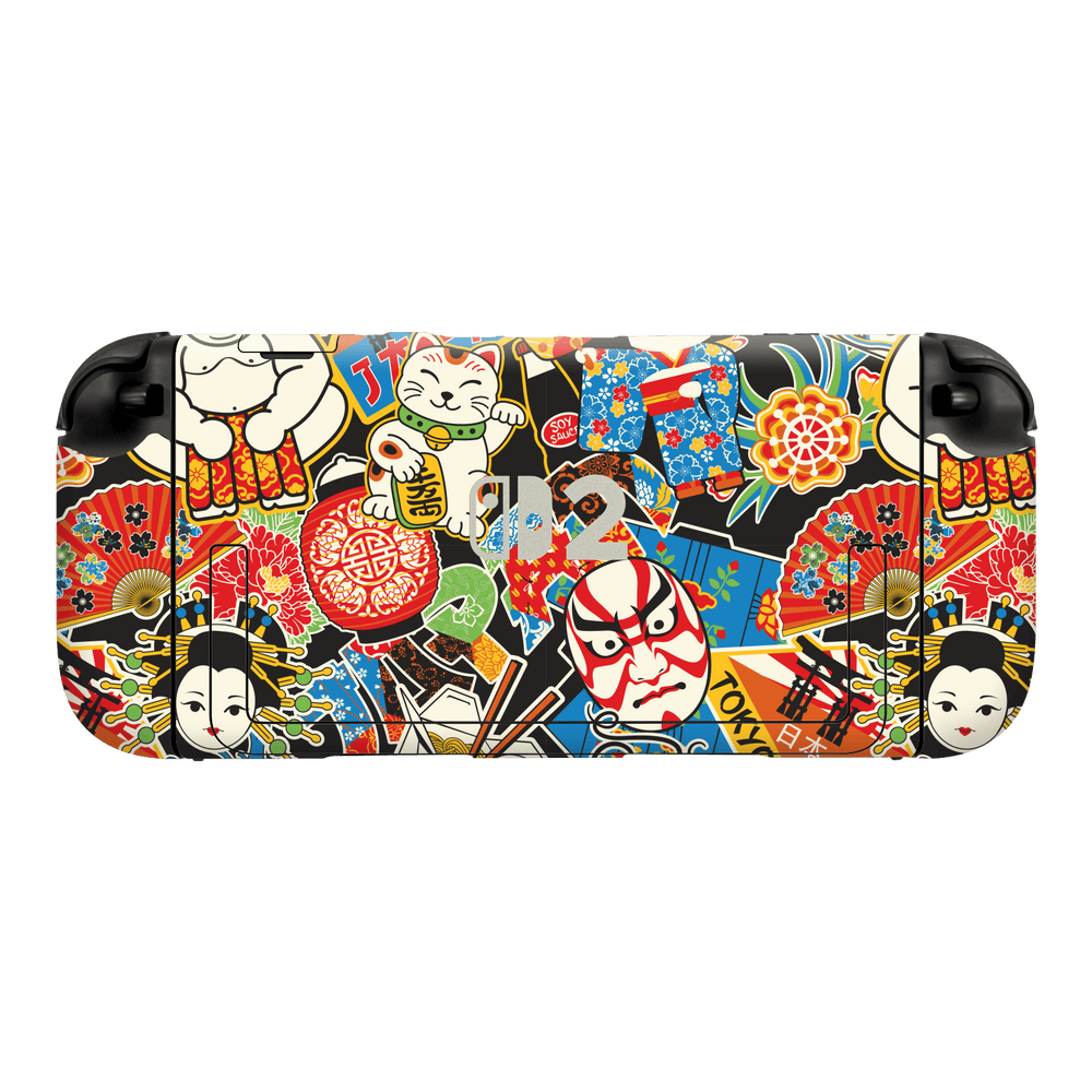 Switch 2 Custom Printed SIGNATURE “Manga Tokyo Maneki” Japanese Art Skin Wrap Sticker Decal Cover Protector by QSKINZ | QSKINZ.COM