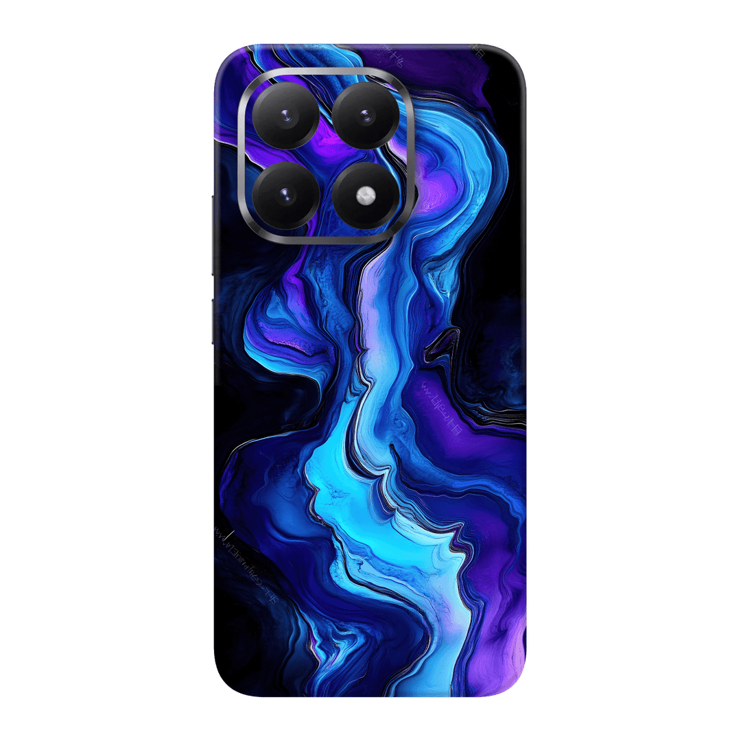 Xiaomi 15T Custom Printed SIGNATURE “Agate Geode Blue Marble” Art Skin Wrap Sticker Decal Cover Protector by QSKINZ | QSKINZ.COM