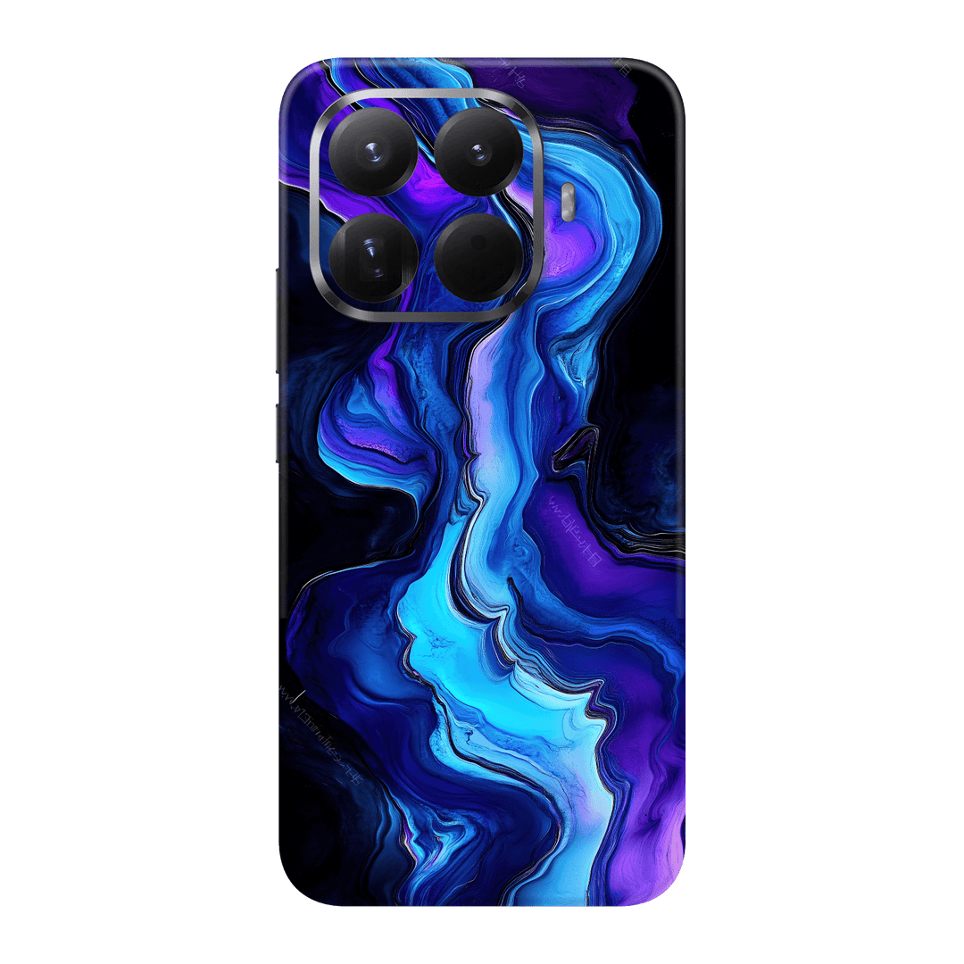 Xiaomi 15T PRO Custom Printed SIGNATURE “Agate Geode Blue Marble” Art Skin Wrap Sticker Decal Cover Protector by QSKINZ | QSKINZ.COM