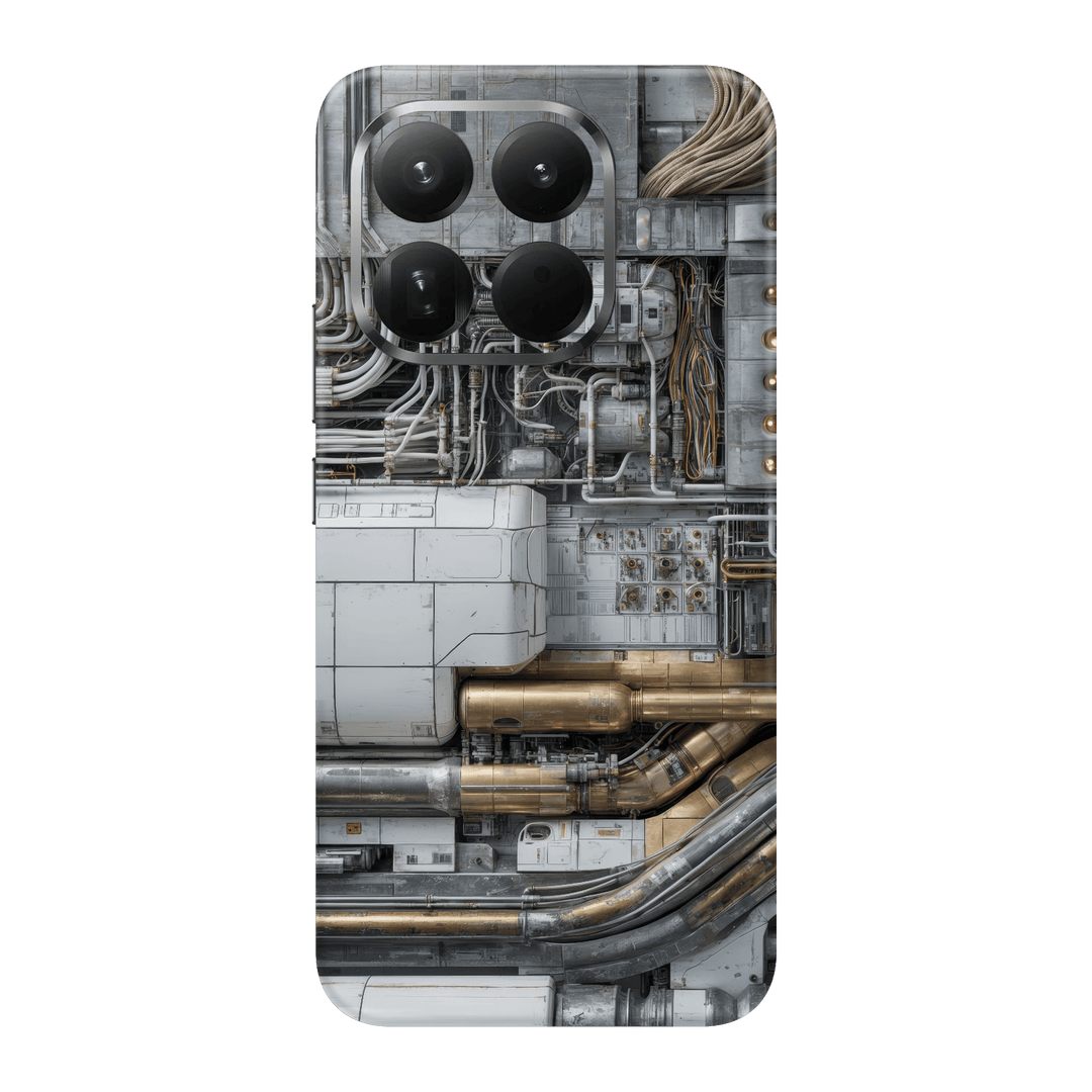 Xiaomi 15T PRO Custom Printed SIGNATURE “Industrial Metal Pipes” Skin Wrap Sticker Decal Cover Protector by QSKINZ | QSKINZ.COM