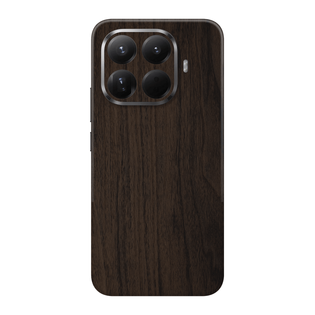 Xiaomi 15T PRO Premium Wood Wooden Dark Walnut Matte Textured Skin Wrap Sticker Decal Cover Protector by QSKINZ | qskinz.com