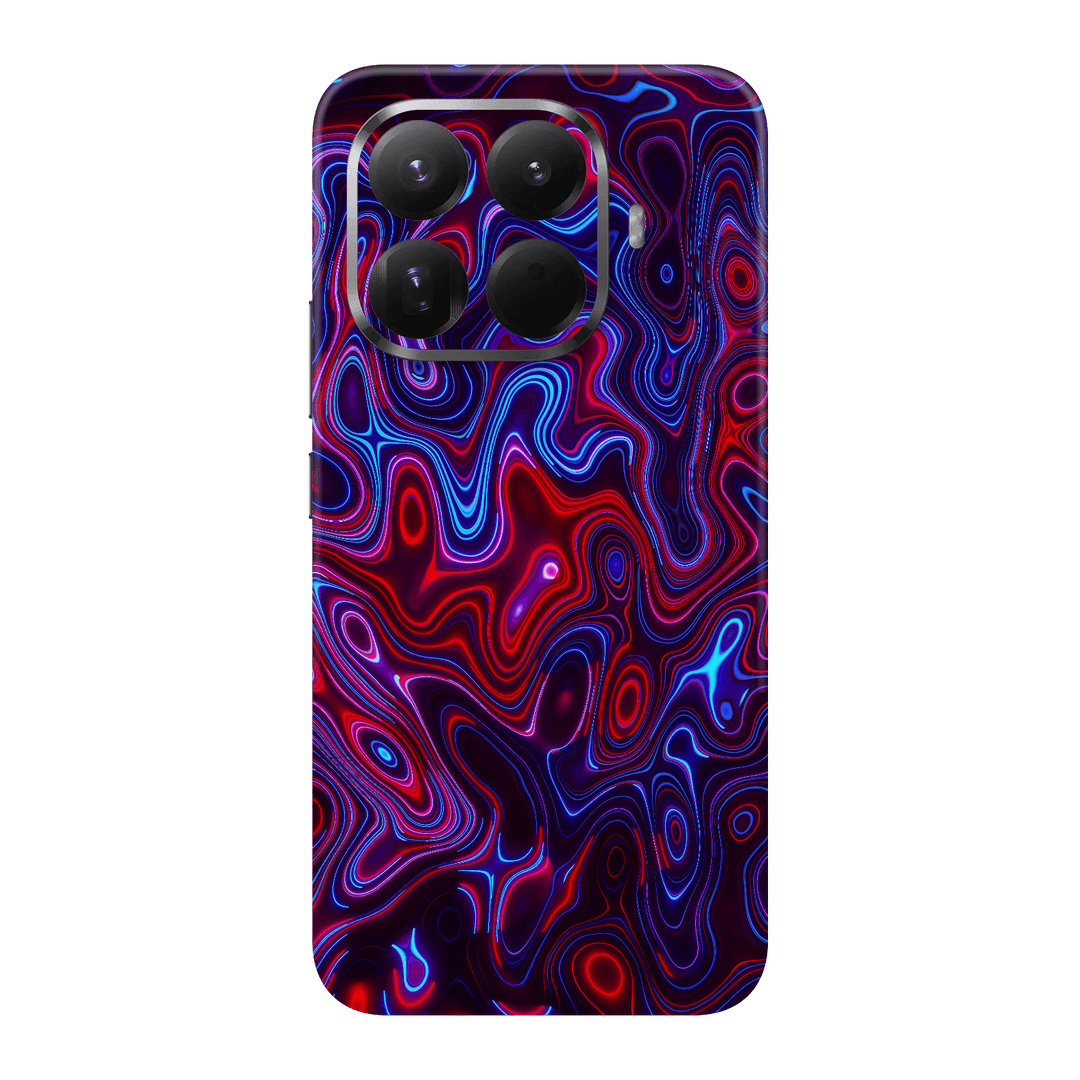 Xiaomi 15T PRO Print Printed Custom SIGNATURE Flux Fusion Purple Neon Skin Wrap Sticker Decal Cover Protector by QSKINZ | QSKINZ.COM