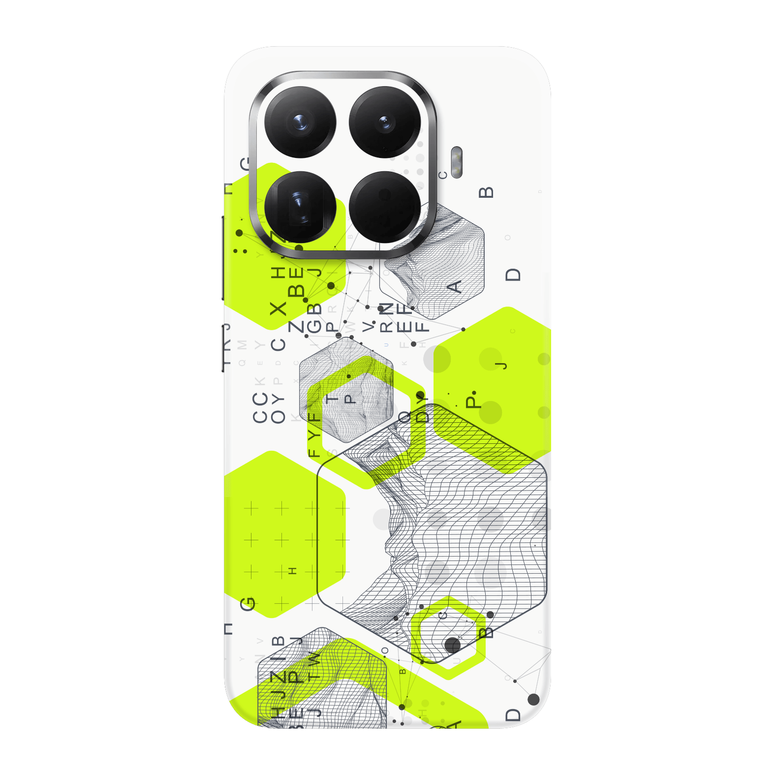 Xiaomi 15T PRO Printed Custom SIGNATURE “Neural Realm” AI Science Green & White Skin Wrap Sticker Decal Cover Protector by QSKINZ | QSKINZ.COM
