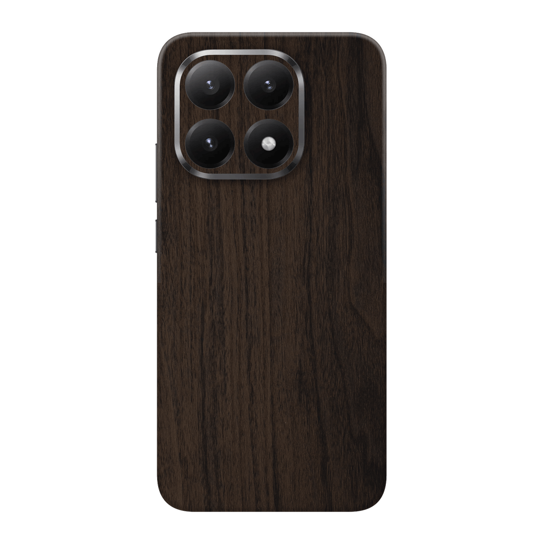 Xiaomi 15T Premium Wood Wooden Dark Walnut Matte Textured Skin Wrap Sticker Decal Cover Protector by QSKINZ | qskinz.com