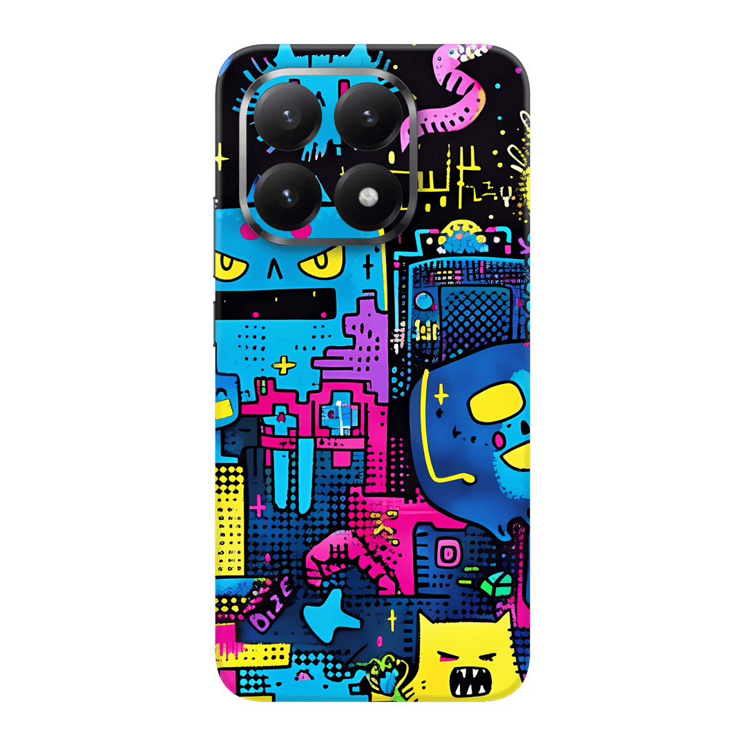Xiaomi 15T Print Printed Custom SIGNATURE Arcade Rave Gaming Gamer Pixel Skin Wrap Sticker Decal Cover Protector by QSKINZ | QSKINZ.COM