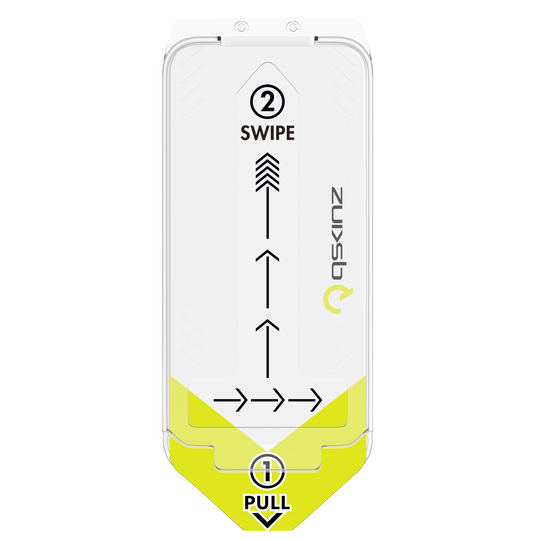 Tempered GLASS Screen Protector with QUIQ-Fit Applicator (2 pack)