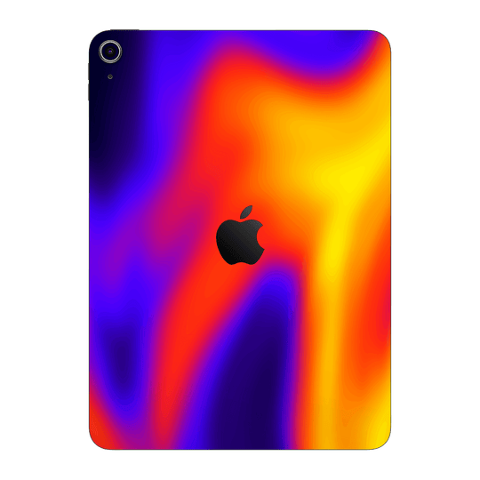 iPad 10.9" (10th Gen, 2022) Print Printed Custom SIGNATURE Infrablaze Infrared Thermal Neon Skin Wrap Sticker Decal Cover Protector by QSKINZ | QSKINZ.COM