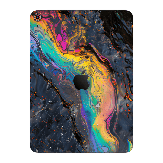 iPad 11 (A16) Print Printed Custom SIGNATURE Aurora Auroria Stone Marble Rainbow Skin Wrap Sticker Decal Cover Protector by QSKINZ | QSKINZ.COM