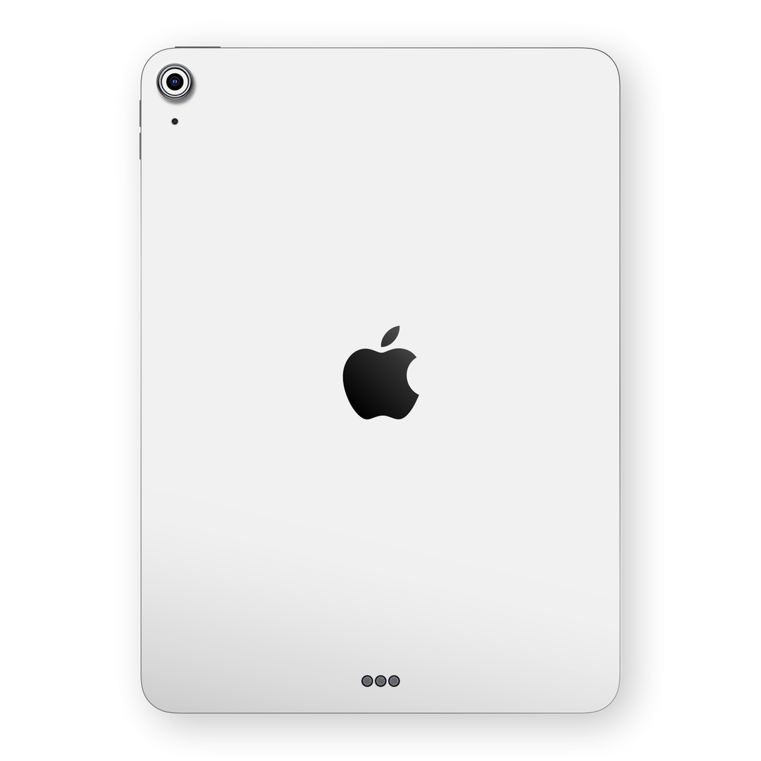 iPad Air 11” (M2) Soft-Touch Matte StealthMatte Polar White Skin Wrap Sticker Decal Cover Protector by QSKINZ | qskinz.com