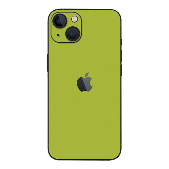 iPhone 13 Luxuria Lime Green Matt 3D Textured Skin Wrap Sticker Decal Cover Protector by QSKINZ | qskinz.com