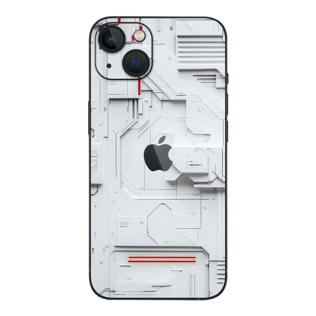 iPhone 14 Plus Print Printed Custom SIGNATURE Interstellar White Spaceship Skin Wrap Sticker Decal Cover Protector by QSKINZ | QSKINZ.COM