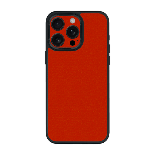 iPhone 15 PRO Qcaze Luxuria Red Cherry Juice Matt 3D Textured Case by QSKINZ | qskinz.com