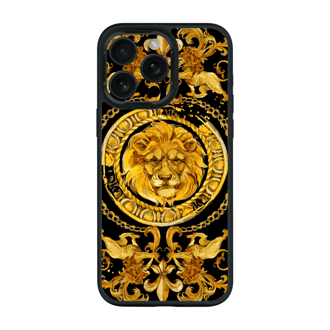 iPhone 15 PRO Qcaze Print Printed Custom SIGNATURE Baroque Gold Ornaments Case by QSKINZ | qskinz.com