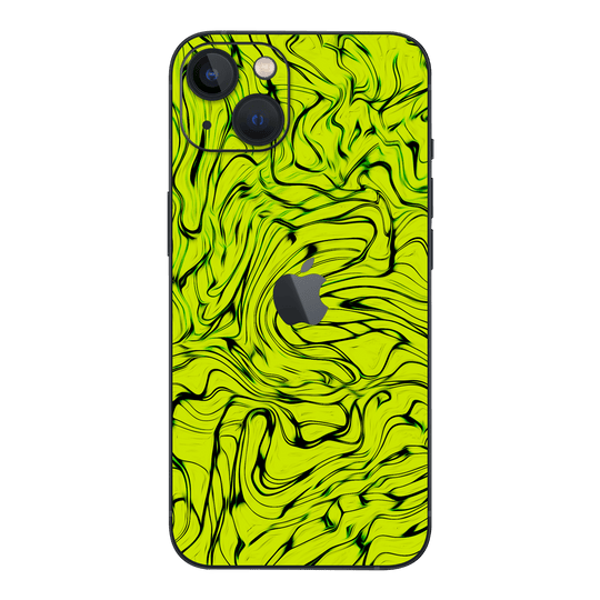 iPhone 15 Plus Print Printed Custom SIGNATURE Hypnotic Green Electric Jade Skin Wrap Sticker Decal Cover Protector by QSKINZ | QSKINZ.COM
