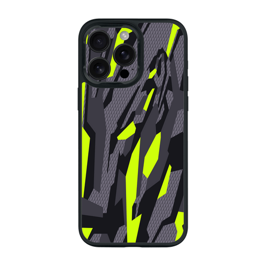iPhone 15 Pro MAX Qcaze Print Printed Custom SIGNATURE Abstract Green Camouflage Case by QSKINZ | qskinz.com