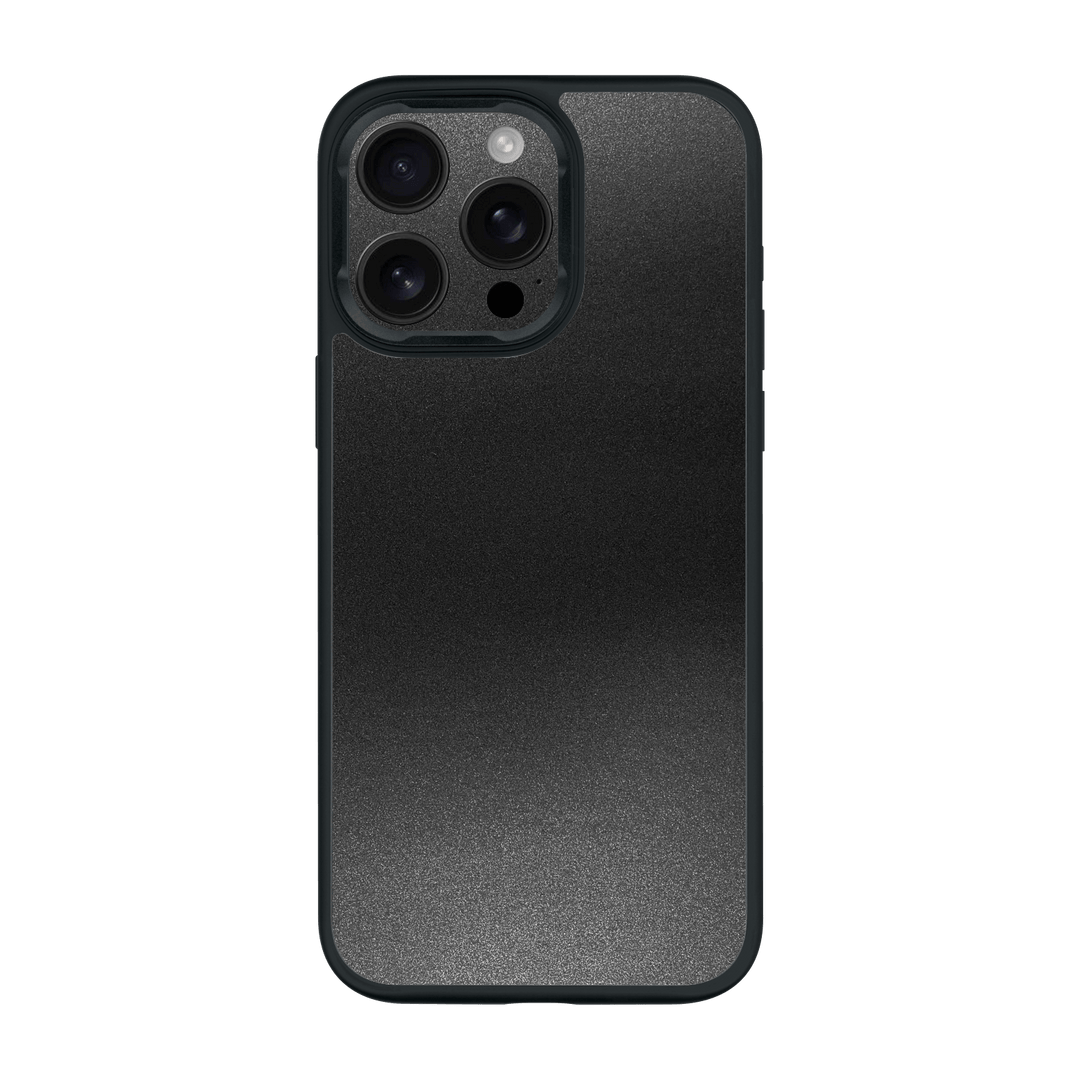 iPhone 15 Pro MAX Qcaze Space Grey Metallic Matt Matte Case by QSKINZ | qskinz.com