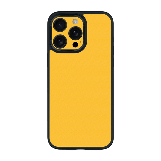 iPhone 16 PRO Luxuria Tuscany Yellow Matt 3D Textured Case by QSKINZ | qskinz.com