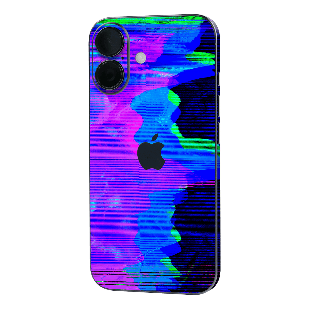 iPhone 16 Plus Custom Printed SIGNATURE “Andromeda” Blue Purple Wave Skin Wrap Sticker Decal Cover Protector by QSKINZ | QSKINZ.COM