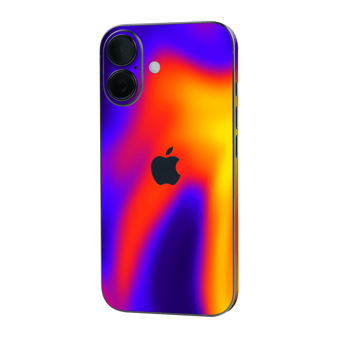 iPhone 16 Plus Print Printed Custom SIGNATURE Infrablaze Infrared Thermal Neon Skin Wrap Sticker Decal Cover Protector by QSKINZ | QSKINZ.COM