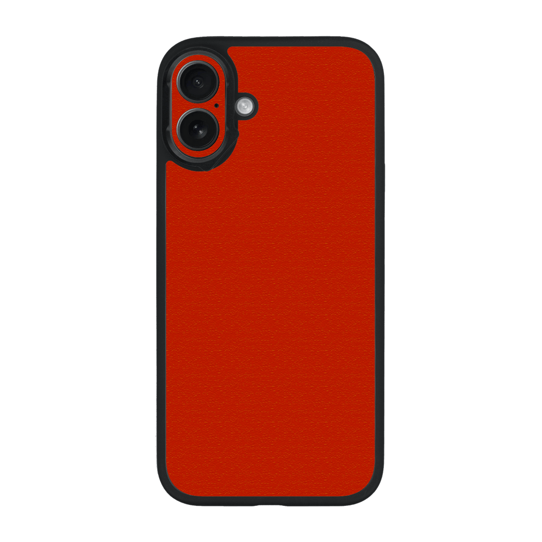 iPhone 16 Plus Qcaze Luxuria Red Cherry Juice Matt 3D Textured Case by QSKINZ | qskinz.com
